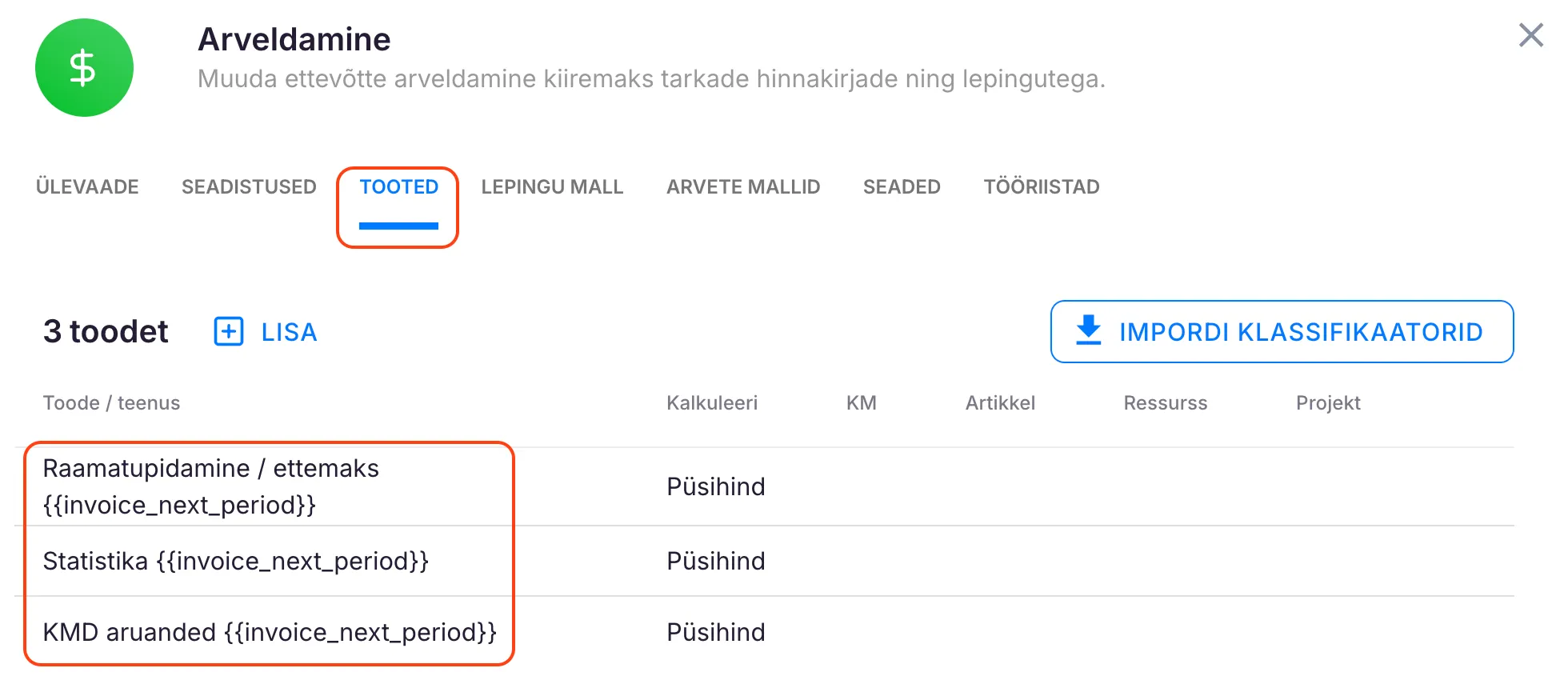 Kuidas koostada Ukus ettemaksuarvet?