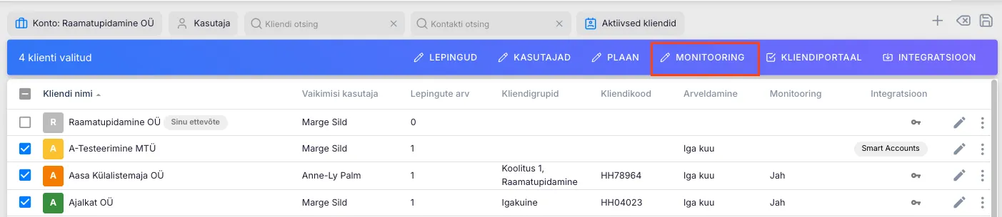 Kuidas kasutada Ukus monitooringut