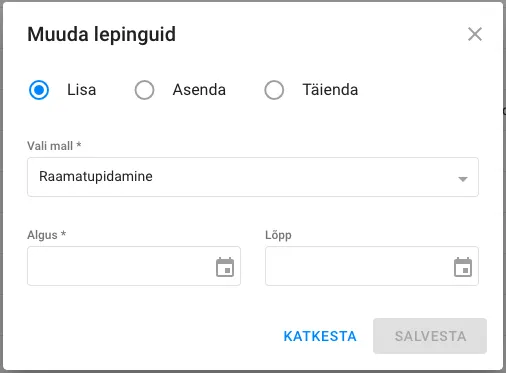 Kliendi hulgitoimingud