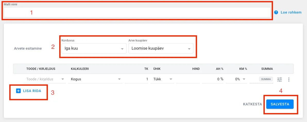 Kuidas luua ja kasutada lepingu malle?