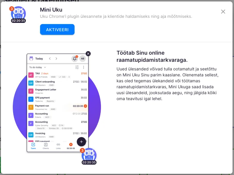 Mini-Uku installeerimine
