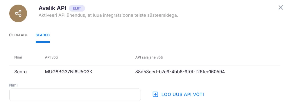 Uku Avalik API