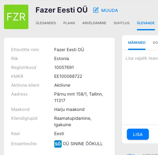 Kuidas määrata emaettevõtet?