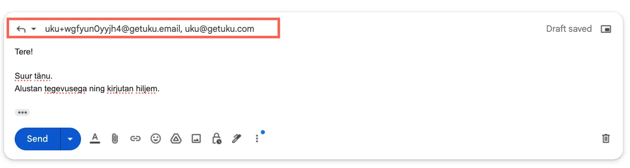 Sissetulevad emailid Ukus