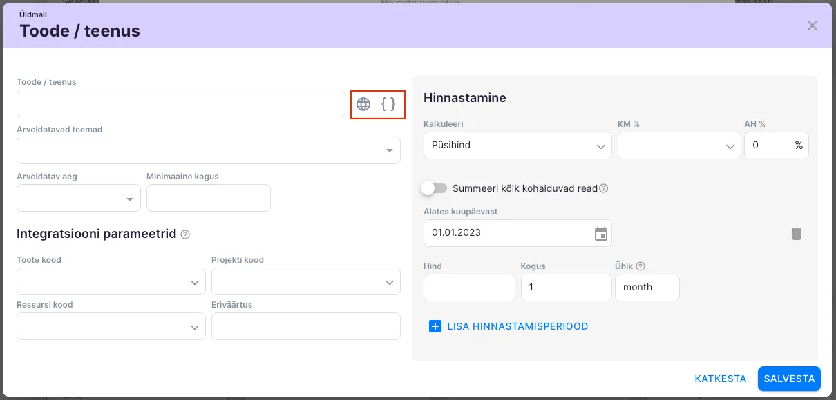Kuidas koostada tooteid, kui kasutad Meriti programmi?