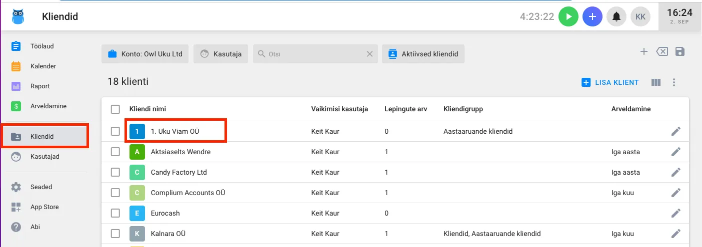 Kuidas märkida lisatööd?