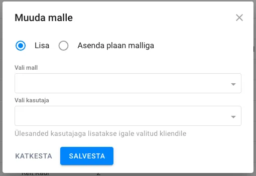 Kliendi hulgitoimingud