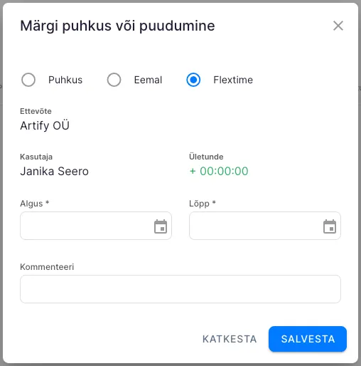 Kuidas esitada puhkuse, eemaloleku või kaugtöö avaldust?