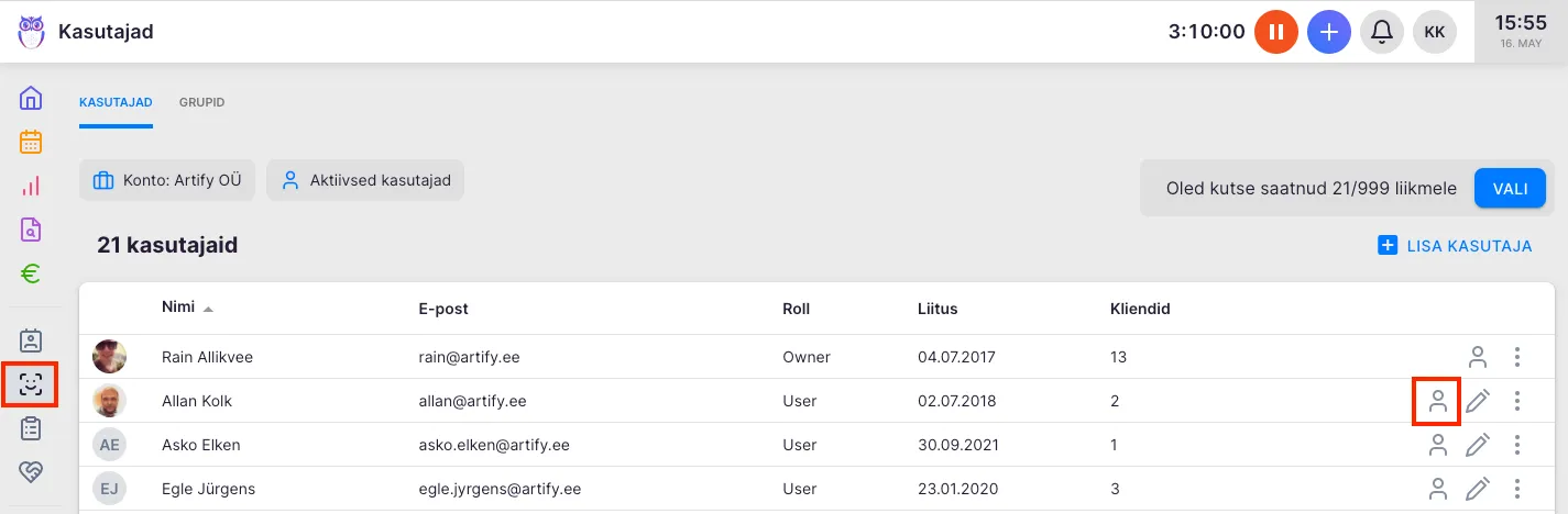 Kuidas aktiveerida ja seadistada Flextime äpp?