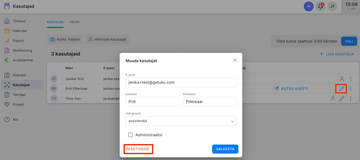 Kuidas lisada või muuta kasutajate arvu Ukus?