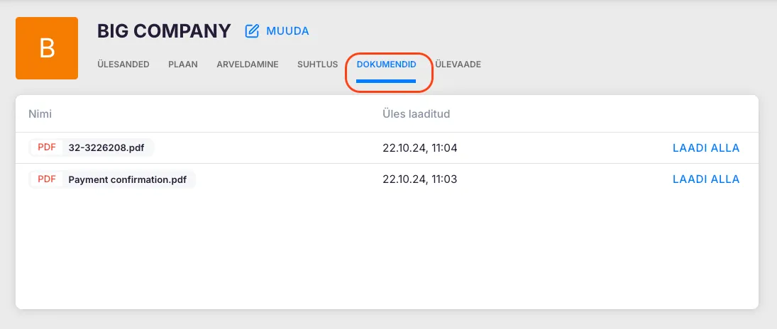 Dokumentide haldus Ukus
