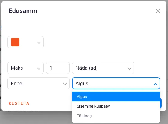 Kuidas aktiveerida ja seadistada Projektid