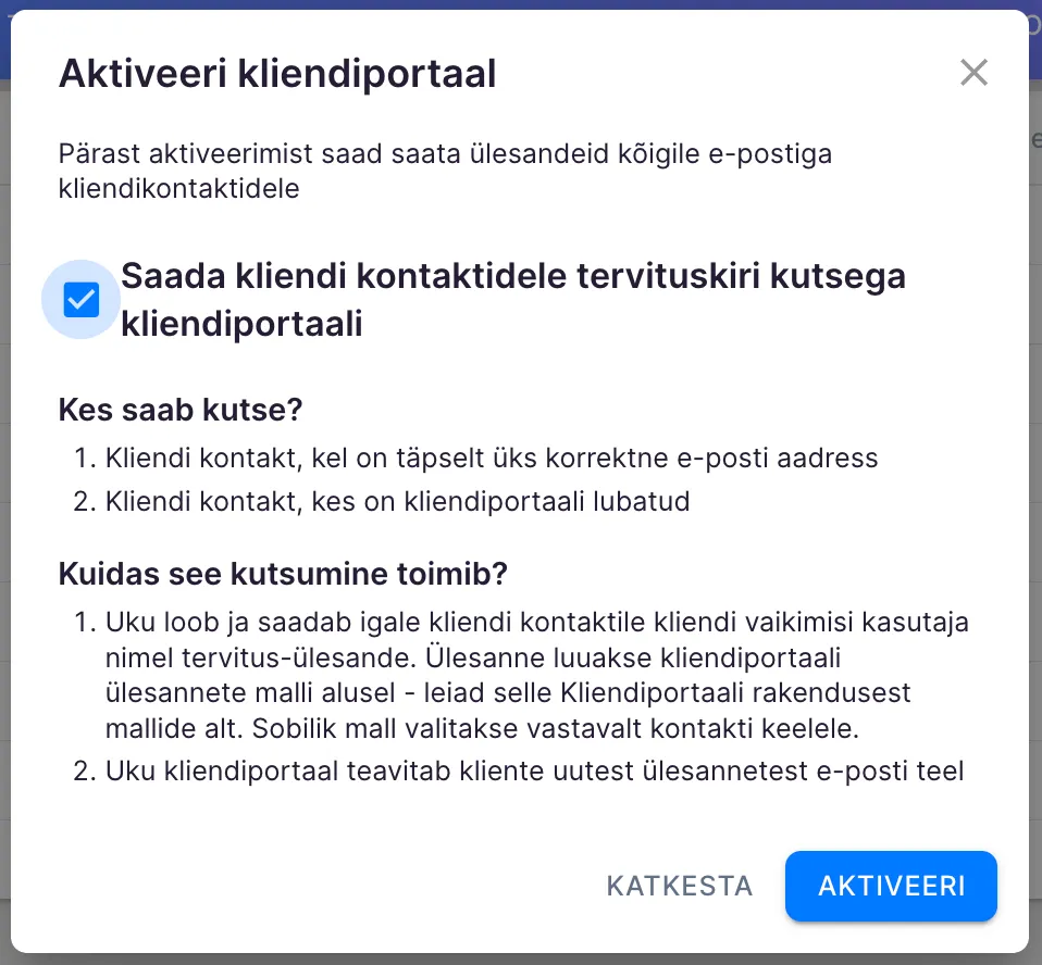 Kuidas töötab Uku kliendiportaal?