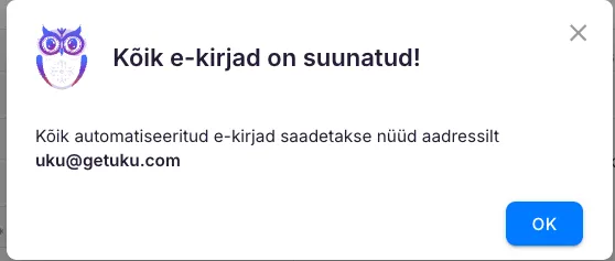 Kuidas muuta automatiseeritud e-kirjade saatjat?