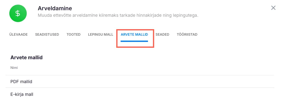 Kuidas saata arvet kliendi keeles