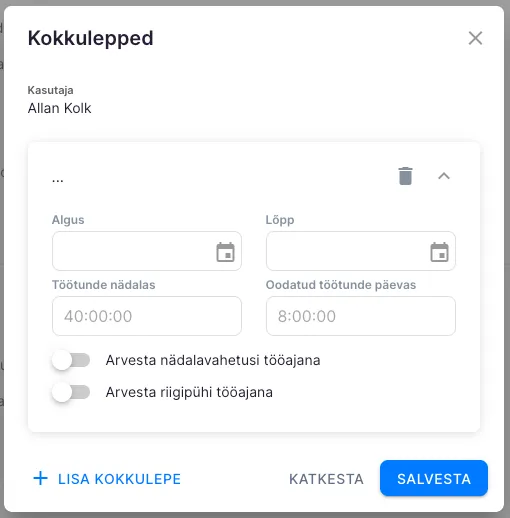 Kuidas aktiveerida ja seadistada Flextime äpp?