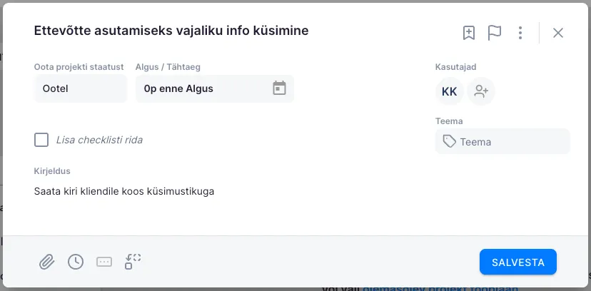 Kuidas koostada ettevõtte projekti tööplaani malli?