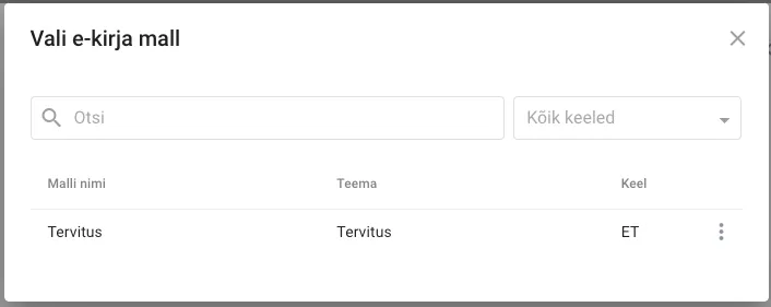 Kuidas kliendile Ukust e-kirja saata?