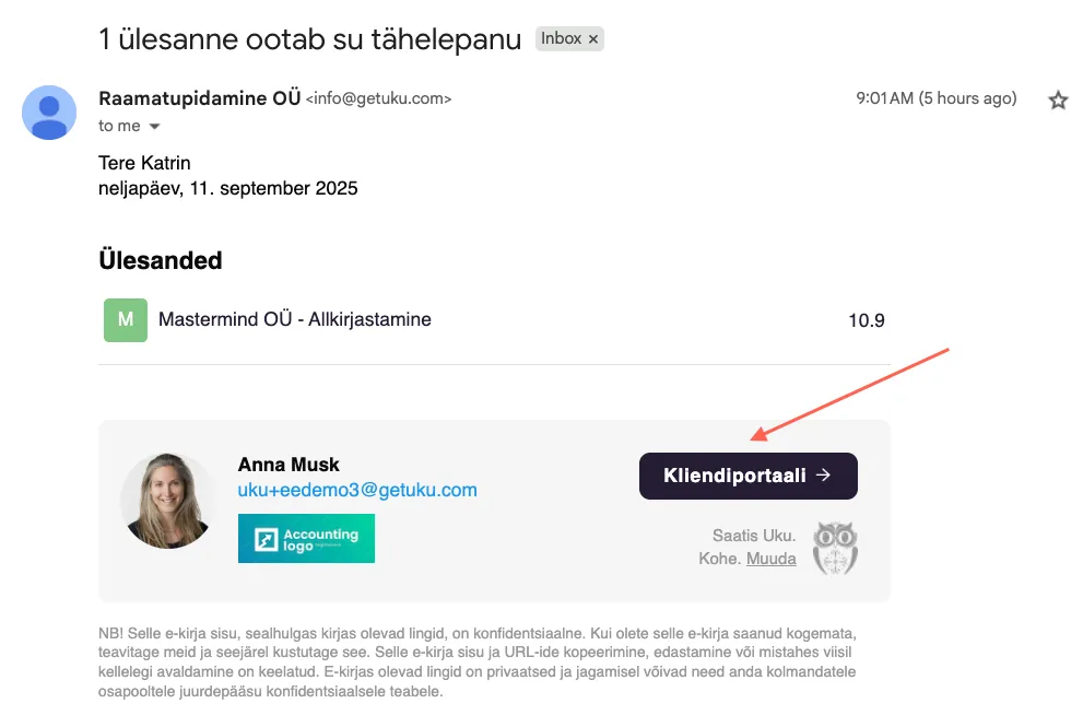 E-allkirja lisamine ülesandele